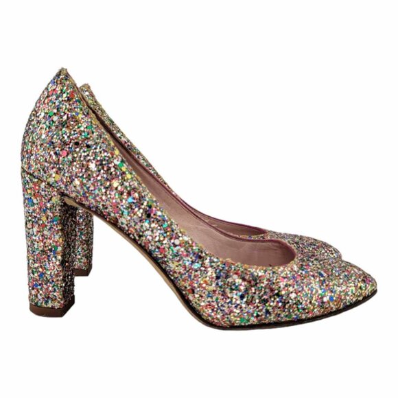 Kate Spade New York Dani Too Glitter Pumps Sz 5.5 B - Multi-colored - Picture 2 of 11